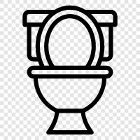 Toilet paper, Toilet cleaner, Toilet seat, Toilet bowl icon svg