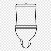 Toilet paper, Toilet seat, Toilet cleaner, Toilet bowl icon svg