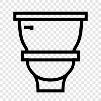 Toilet Paper, Toilet Seat, Toilet Brush, Toilet cleaner icon svg