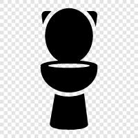 Toilet Paper, Toilet Seat, Toilet Brush, Toilet cleaner icon svg