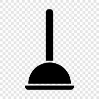 toilet plunger, toilet cleaner, toilet brush, toilet cleaner replacement cartridge icon svg