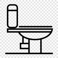 toilet seat, toilet cleaner, toilet paper, bathroom icon svg