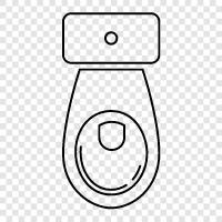 toilets, bathroom, lavatories, potty icon svg