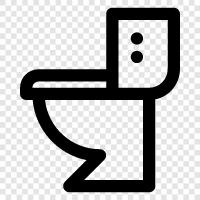 toilets, bathroom, flushing, porcelain icon svg