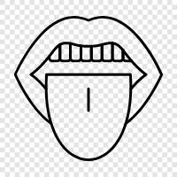 tongue cancer, tongue piercing, tongue tie, tongue twister icon svg