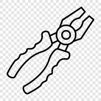 tool, crimping tool, pliers, wire cutters icon svg