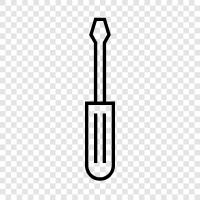 tool, screw, driver, repair icon svg