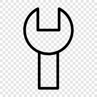 tool, socket set, ratchet, extension icon svg