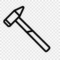 tool, metal, forging, anvil icon svg