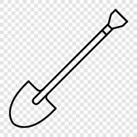 tool, gardening, digging, dirt icon svg