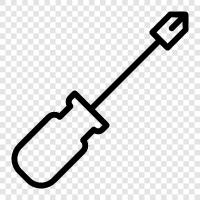 tools, screwdriver set, driver, bits icon svg