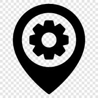 tools, Gear icon svg