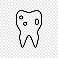 tooth cavity, mouth cavity, teeth cavity, dental cavity icon svg