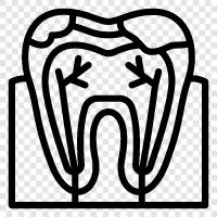 tooth decay, cavities, gum disease, bad breath icon svg