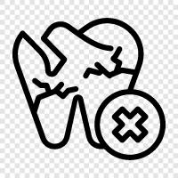 toothache, pain, tooth extraction, dental icon svg