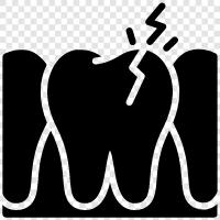 Toothache symptoms, Toothache treatment, Toothache relief, Toothache remedies icon svg