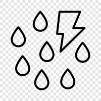 Tornado, Hurrikan, Schneesturm, Dürre symbol
