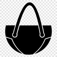 tote, schulter, hand, designer symbol