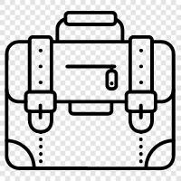 tote, schulter, handtasche, rucksack symbol