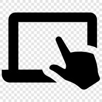 touch screens, fingertip, fingertips, touchpad icon svg