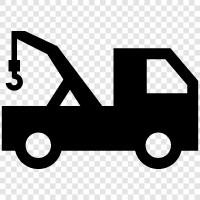 tow truck driver, towing, towing truck, towing service icon svg