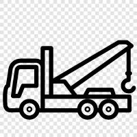 Tow Trucking, Tow Truck Rental, Tow Trucking Company, Tow icon svg