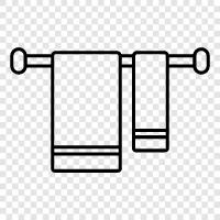 towel rack, towel stand, towel bar, towel rack towel bar icon svg