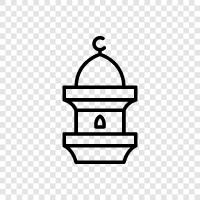 Tower, Islamic, Architecture, Minaret icon svg