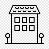 townhouses, apartments, apartments for rent, rentals icon svg