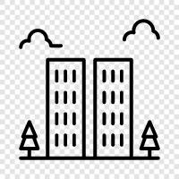 townspeople, small town, rural, community icon svg