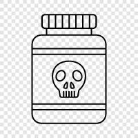 toxicity, overdose, overdose deaths, prescription drugs icon svg