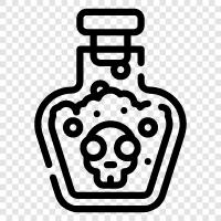 toxin, poisoning, envenomation, posion icon svg