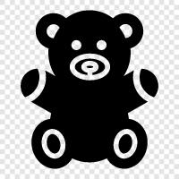 toy, bear, stuffed animal, cuddly icon svg