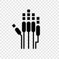 tracking gloves, tracking mittens, tracking gauntlets, tracking gloves for runners icon svg