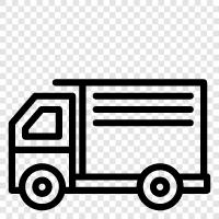 tractor, vehicle, trucking, cargo icon svg