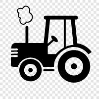 Tractor Driving, Tractor Maintenance, Tractor Repair, Tractor Operating icon svg