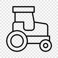 Traktor Anhänger, Landwirtschaft, Ernte, Ausrüstung symbol