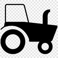 tractor trailer, tractor tractor, farming, farming equipment icon svg