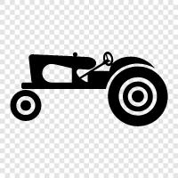 tractor trailer, tractor farm, farming, farming equipment icon svg