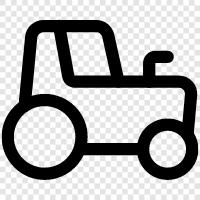 tractor trailer, farm, equipment, farming icon svg