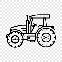 tractor trailer, farm equipment, farming, farming equipment icon svg