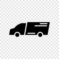 tractor, trucking, cargo, transportation icon svg