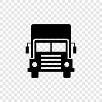 tractor, trucking, freight, transport icon svg