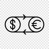 trading, market, currency, foreign exchange icon svg