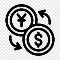 trading, currency, foreign, investment icon svg