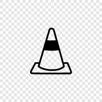 Traffic cone icon svg