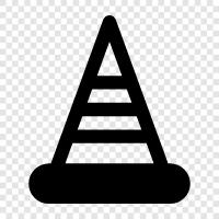 traffic cone, traffic cone warning, traffic cone sign, traffic cone warning sign icon svg