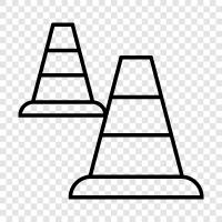 traffic cone, road cones, traffic cones, traffic management icon svg