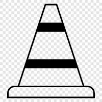 traffic cone icon svg