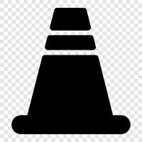 Traffic cone icon svg